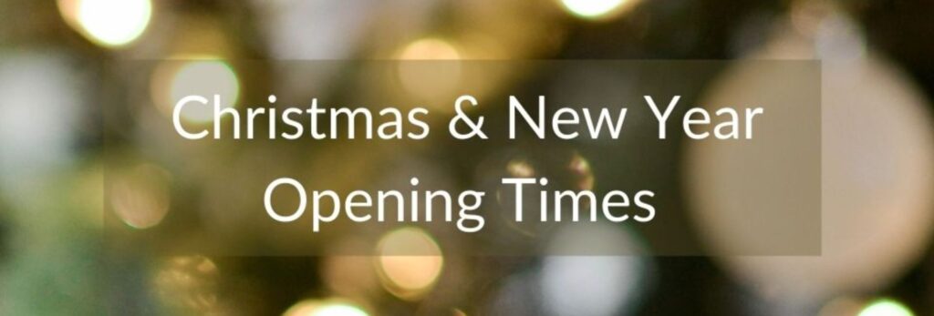 Christmas and New Year Opening Hours Decesare Hair Salon Woburn Sands